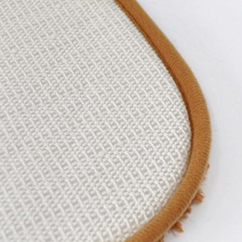 Memory Foam Shag Bath Mat Makaor Luxurious Absorbent Soft Bathroom Shower Rug Floor Non Slip Mat (Coffee, Size: 40cmx 60cm/15.8"x23.6")