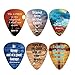 Christian Guitar Picks Popular Bible Verses -12 Pack Celluloid Medium - Cool Acoustic Electric guitar Accessories - Unique Gift for Men Women Guitarists - Best Stocking Stuffers