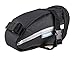 BicycleStore 1.2L Mountain Road Saddle Bag MTB Bike Cycling PU Seat Pack Bag, Repair Tools Pocket Pack Pouch Riding Cycling Supplies (new black)
