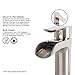 VIGO Niko 11'' H Single Handle Single-Hole Bathroom Vessel Faucet in Brushed Nickel-VG03024BN