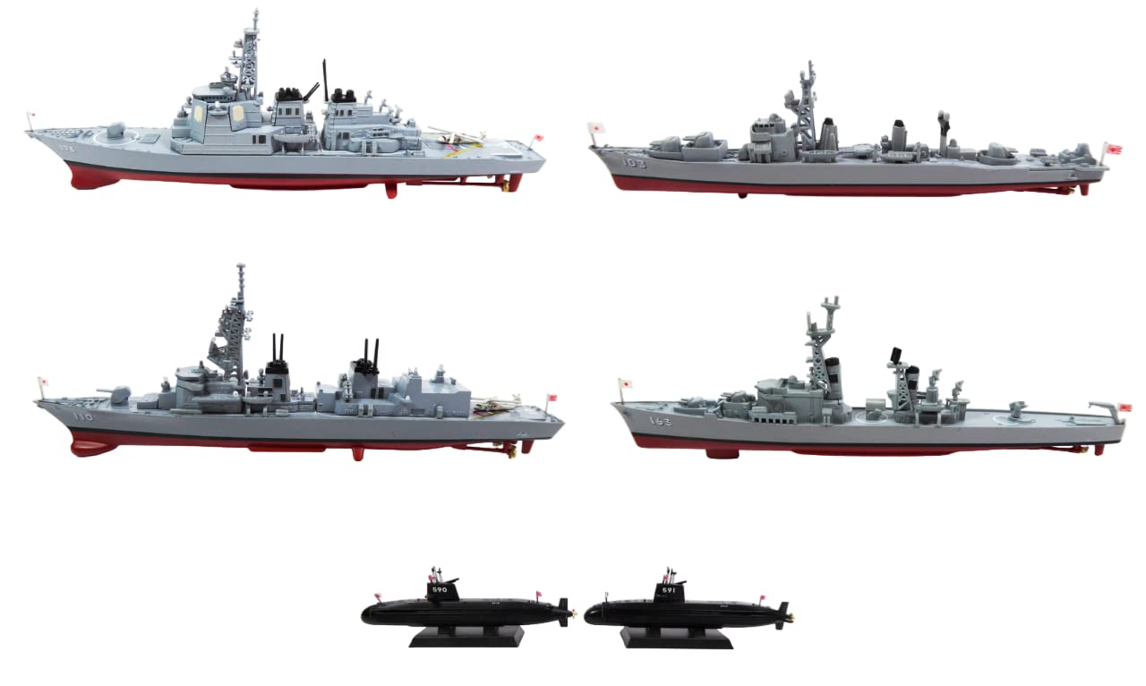 OPO 10 - Set of 5 Japanese warships 1/900: JDS KONGO + TAKANAMI + AMATSUKAZE + AYANAMI + OYASHIO / LSD44