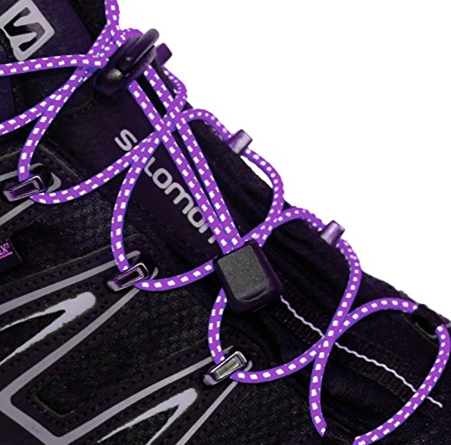 No Tie Shoelaces by Lemon Hero - Best Reflective Colors. Our Elastic Stretchy Locking Shoe Laces Fit Shoes and Boots