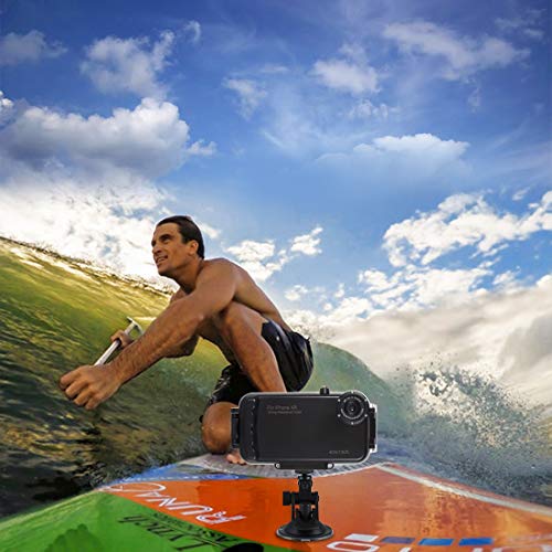 iPhone XR 40m/130ft Waterproof Diving Housing Photo Video Taking Underwater Cover Case (Black)