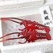 ORCARA Food Miniature Dollhouse Dream Seafood Fish Market Toy Figure Set of 8