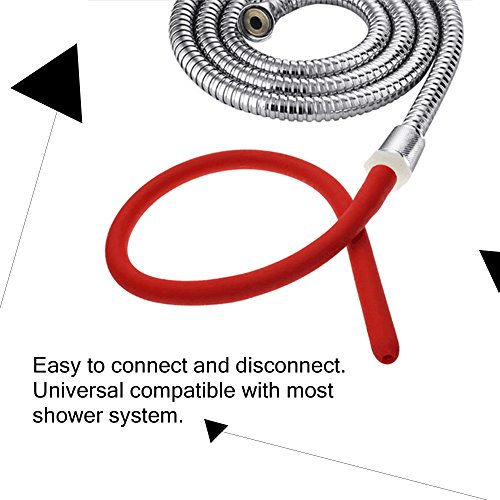 Beauty7 Showerhead Enema Douche Soft Nozzle Rubber Hose Tube Kit Cleaner Set Shower System Enemator Bulb Attachment for Male Female Unisex Anus Vagina Anal Vaginal Cleansing