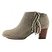 Vionic Women's, Faros Fringed Ankle Boot Beige 9 M