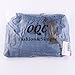 OQC Women's Blue Jean Dress Off Shoulder Ruffle Short Sleeve Loose Denim Mini Dress with Pocket