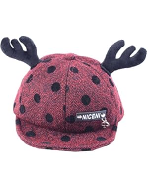 Wave Point Antlers Baby Unisex Peaked Cap Baseball Cap Truck Hat for Baby Boy and Girl 0-36 Month