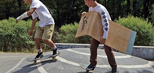 Graw Jump Ramps G35 for Skateboard, BMX and More - 14" High Wood Launch Ramp