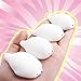 Outee 4 Pcs Mini Seal Squishies Kawaii Soft Squishies Mini Seal Stretchy Squishies Seal Toy Mochi Squeeze Toy
