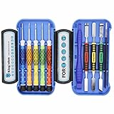 Kingsdun iPhone 7 iPhone 8 Repair Kit with Y000 Tripoint,P2 P5 Pentalobe Screwdriver,Ph000 Phillips Screwdrivers Set and Metal Plastic Spudger& ESD Tweezer