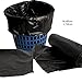 VESIPAFLY 5 Gallon 100 Counts Durable Disposable Kitchen Trash Bags Can Liners Small Garbage Bags for Office Waste Bin Bathroom Kitchen (Black)