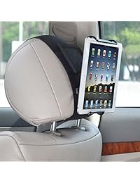 TFY Soporte de reposacabezas de coche universal con angle  celebración de abrazadera ajustable para 6   12.9 inch tabletas