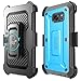 SUPCASE Unicorn Beetle Pro Series Case Designed for Galaxy S7, with Built-In Screen Protector Full-body Rugged Holster Case for Samsung Galaxy S7 (2016 Release) (Blue/Black)