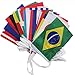 2set 80pcs Countries Flags Business Word Cards DIY Gift Message Graffiti Card Notepads Memo Card(Pattern Random)