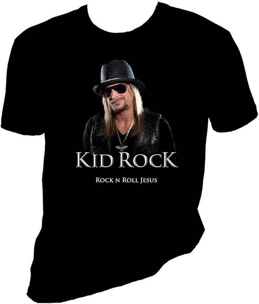 Kid Rock T Shirt, Rock N Roll Jesus, Kid Rock Apparel Amazon.co.uk