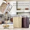 Cereal & Dry Food- Wildone Airtight Cereal Storage Containers Set of 8 [2.5L / 85.4oz] for Sugar, Flour, Snack, Baking…