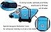 VIVAGLORY Rip Stop Dog Life Vest, Swimming Vest with Handle, Buoyancy for Doggy Puppy, Dog Life Jacket for Swimming & Boating, XS, Blue