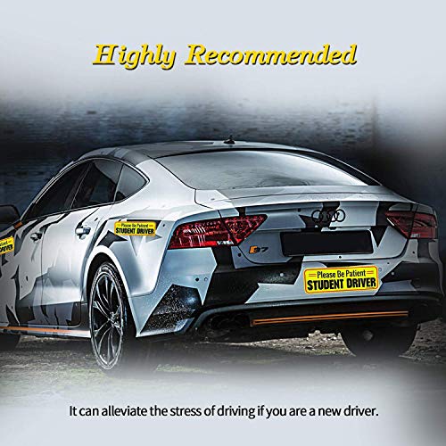 image for GLACIER FRESH Student Driver Magnet Please Be Patient Safety Sign (Reu