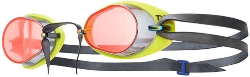 TYR Unisex Adult Mirrored Swedish Style Goggle - Rainbow/Fl. Orange/Black, Medium - Image 5