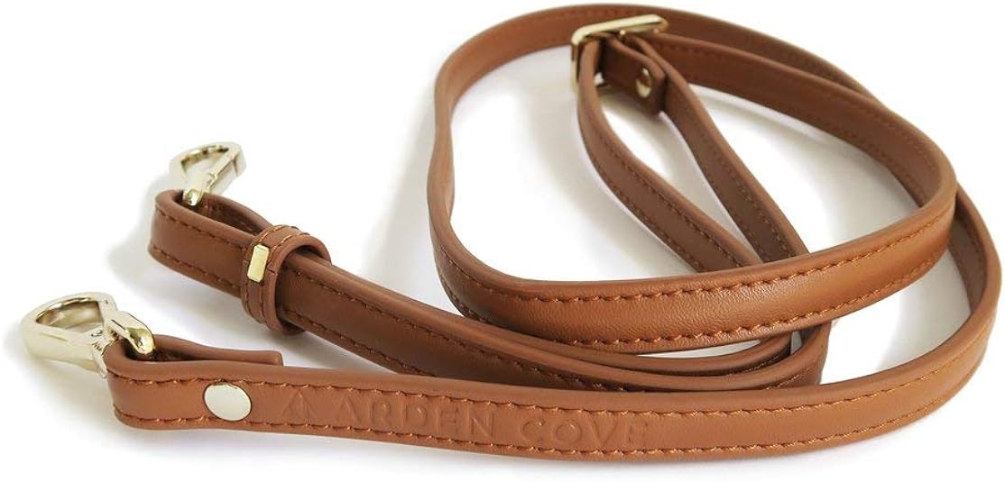 Slashresistant Crossbody Strap Adjustable Vegan 32.5"58" Inch brown Size Regular Amazon.co