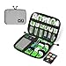 BAGSMART Electronic Organizer Travel Cable Organizer Portable Electronics Accessories Bag for Cords, USB, Grey