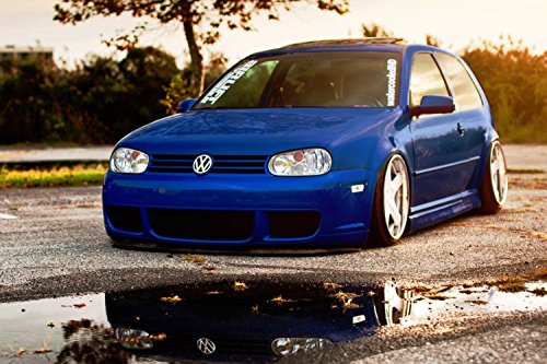 Volkswagen Golf MK4 GTI Car Poster 24x36