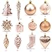 72-Piece Shatterproof Handcrafted Christmas Ornaments by Best Choice Products