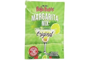 Baja Bob's Original Margarita Mix Powdered Packet (Makes 1/2 Gallon) Sugar Free, Keto Friendly Cocktail Mix