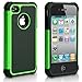 iPod Touch 7th Generation case, 6th Generation Cases, Protective Case for iPod Touch 5 6 7 Gen Bumper Accessories (Green)