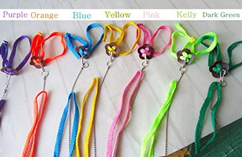 PETGADS Lizard Bird Leash and Adjustable Harness One Size Fits Most Nylon Lead Leash Rope Soft