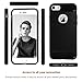 iPhone 7 Case, Full Edge Protective Slim Fit Soft TPU Case Anti-Scratch Shockproof Shell for Apple iPhone 7 (4.7 inch, Black)