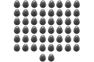 Visionis FPC-5276 Contactless RFID Proximity Smart Entry Key Fob 125kHz TK4100 26 Bit Tag for Keypad Reader Entry Access Control Pack of 50