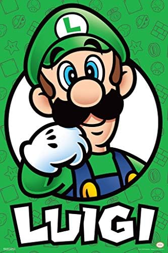 Amazon Com Pyramid America Super Mario Bros Luigi Nintendo Cool Wall Decor Art Print Poster 12x18 Posters Prints