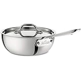 All-Clad Saucier Pan, 2-Quart,4212,White