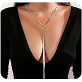 GIGB PBDK Chunky Gold Choker Necklace for Women,Trendy Silver Statement Necklace Long Snake Chain Drop Necklace,Charm Prom Body Jewelry Accessories Gifts