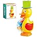 BOOBAALOO Duck Bath Toy - Baby Toys for Toddlers and Infants - Fun, Interactive and Developmental Toys for Babies Making Bath Time Fun
