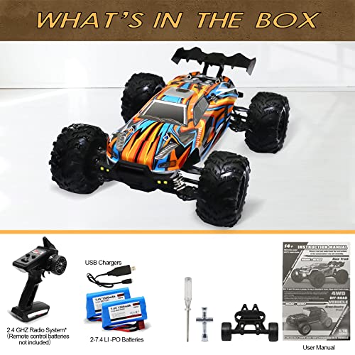 Toys Off Road Waterproof Monster Truck RC Cars 1:16 RC Trucks 4x4 Offroad  GHz Remote 40
