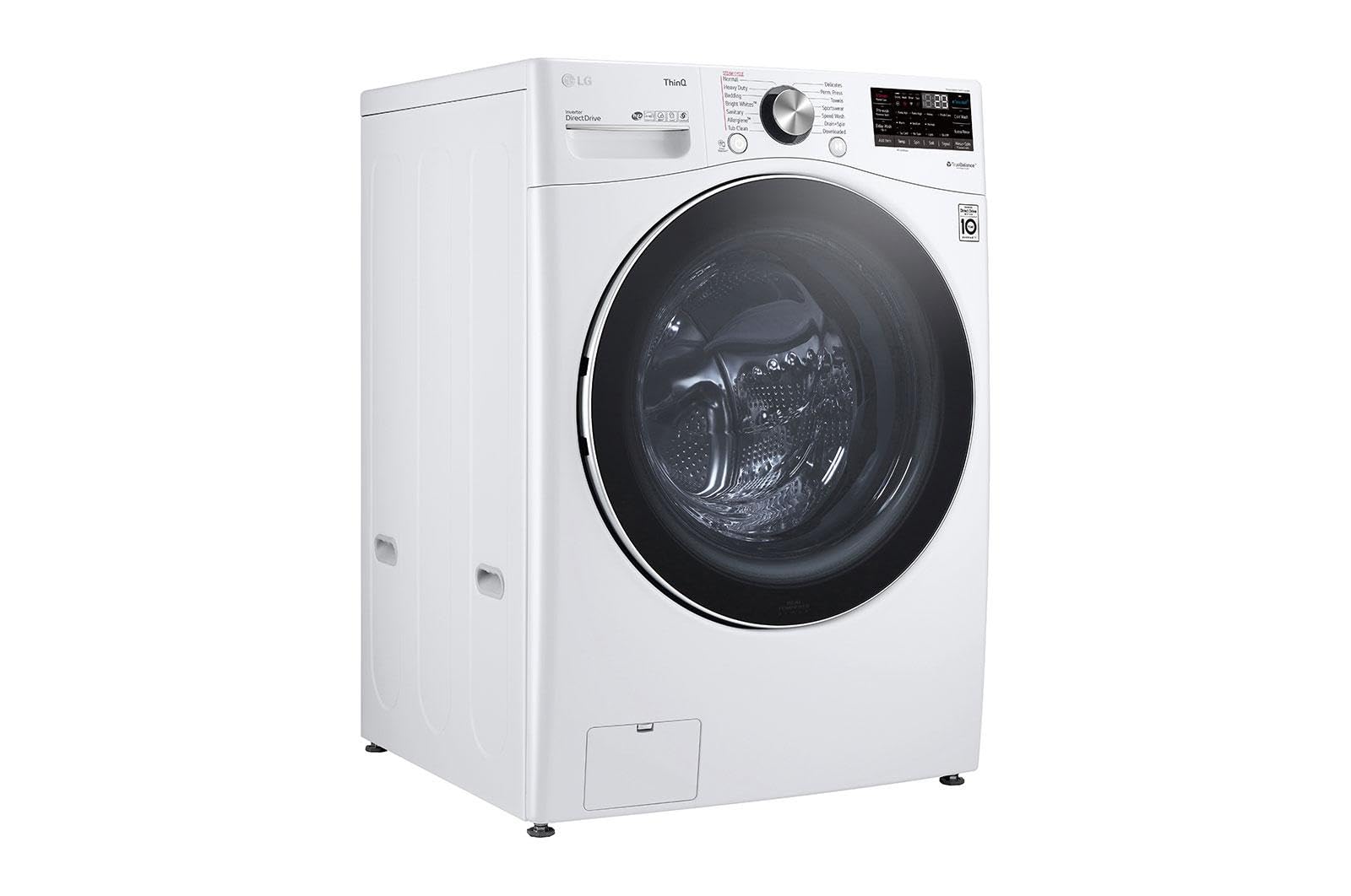 LG 5.0 cu. ft. Mega Capacity Smart Wi-Fi Enabled Front Load Washer with TurboWash 360 and Built-In Intelligence