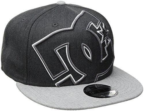 DC Men's Double up Hat, Grey Heather, One Size