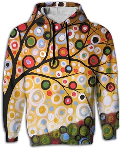 Frouren Colorful Art Tree Youth Hoodie Large