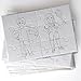 JIGSAW2ORDER Kids Coloring 12pc Blank Puzzle, Pack of 10, Size 5.5
