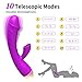 WeDol Clitoral Sucking Vibrator Rechargeable Telescopic G Spot Massager