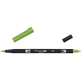 Feutre Pinceau Tombow ABT Dual Brush Pen - Double Pointe, Aquarellable, Sans Odeur - Parfait Pour Illustration, Cartes, Calligraphie