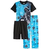Star Wars Darth Vader 3 piece Pajama, Kids Sizes 4-10