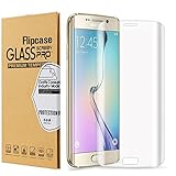 Samsung S7 Edge Screen Protector,Galaxy S7 Edge Screen Protector,Flipcase [Full Coverage][3D Full Curved Edge] [Tempered Glass] Screen Protector for Samsung Galaxy S7 Edge