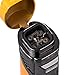 PIPITA Torch Lighter Windproof Cigar Lighter Jet Quad Flame Refillable Butane Cigarette Lighter with Punch (Without Butane Gas)