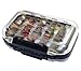 Outdoor Planet 40 Go-to Dry Fly, Wet Fly, Nymph and Streamer Fly Lure Assotment + Waterproof Fly Box for Trout Fly Fishing Flies