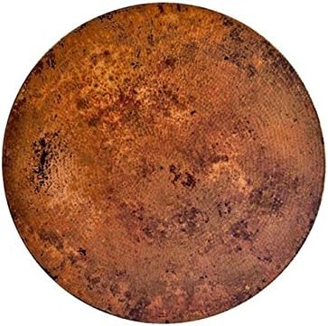 Round Copper Table Tops - Fire Patina 48"