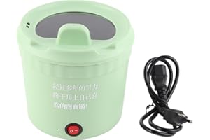 Buachois Electric Noddle Cooker,1L 110V Multifunctional Stockpot, Mini Hot Pot Electric Ramen Cooker Rapid Noodles Cooking fo